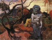 Paul Gauguin Presence of the Bad Dermon oil